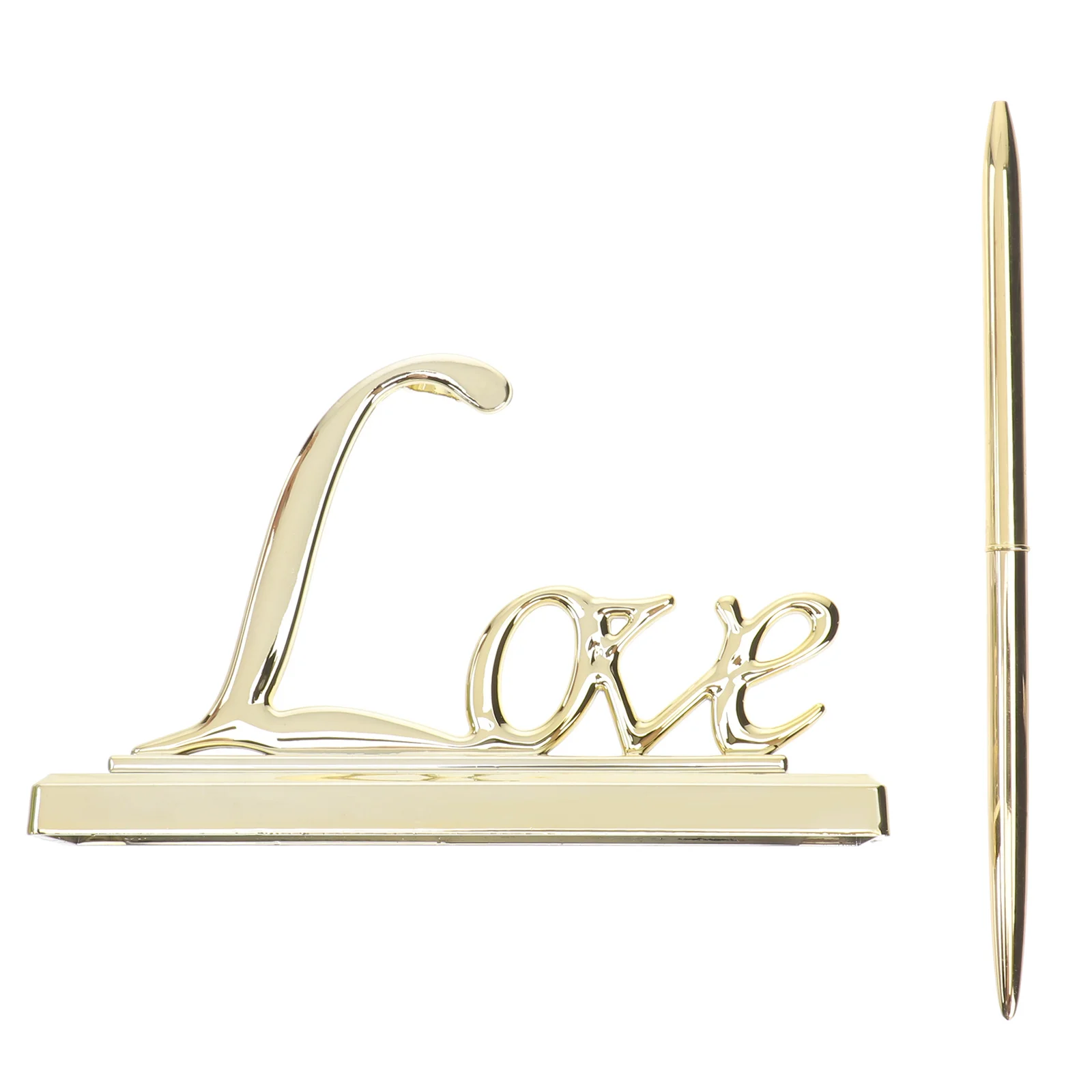 

Metal Wedding Signing Pen Delicate Guest Pen Unique Chic Party Sign Pen for Wedding Office Birthday Anniversary Silver