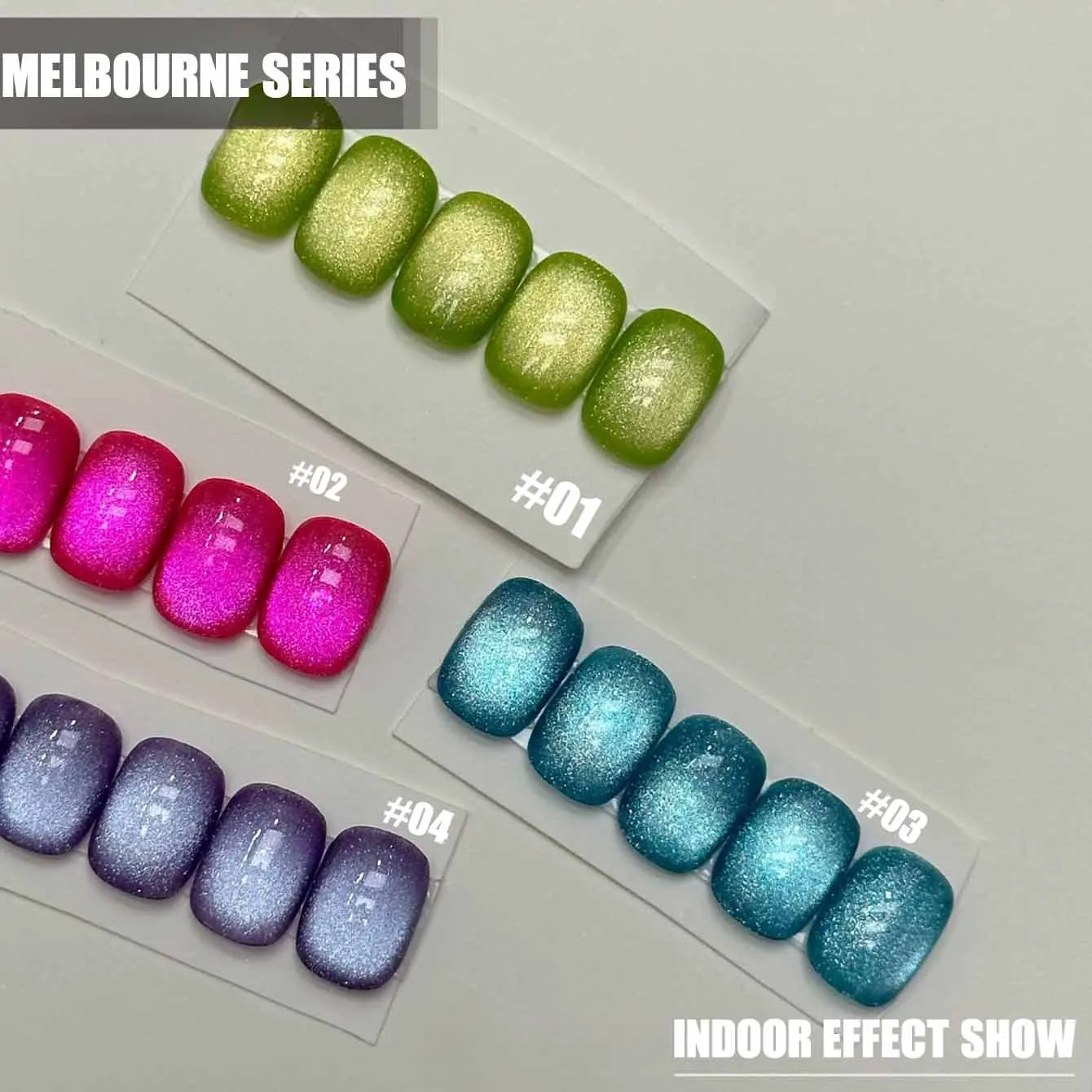 MIANEL 12ML 1-10pcs Dragon Fruit Cat Eye Gel Nagellak Flash Melbourne Cat Eye Nagellak rode Nagels Blauwe Nagels Zomer Nagels