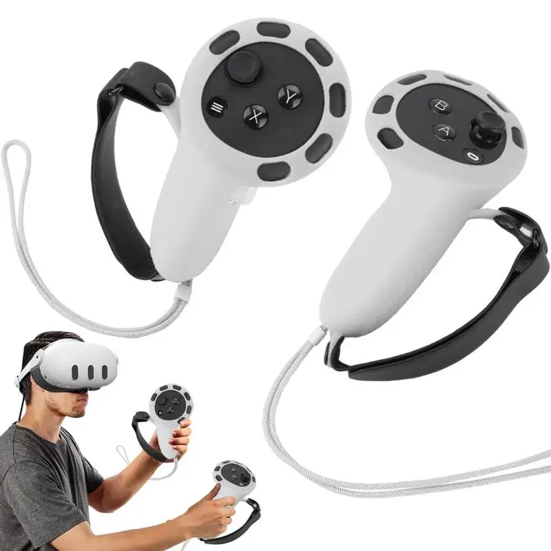 

3 силиконовый защитный чехол для контроллера VR Touch Controller покрытие ручки Skin VR с защитой от столкновений