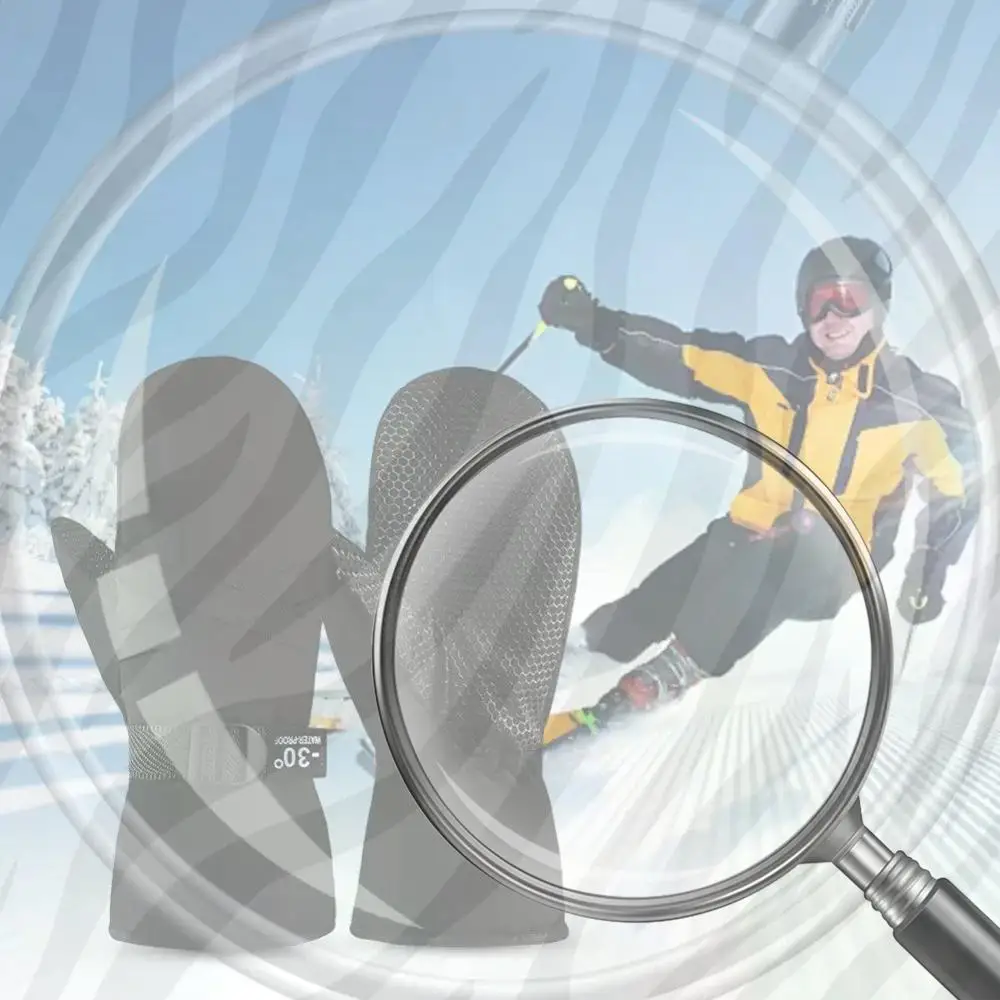 

Лыжные рукавицы, водонепроницаемые зимние перчатки, ветрозащитные перчатки для езды на велосипеде, терморукавицы для сноуборда, перчатки для холодной погоды для мужчин и женщин