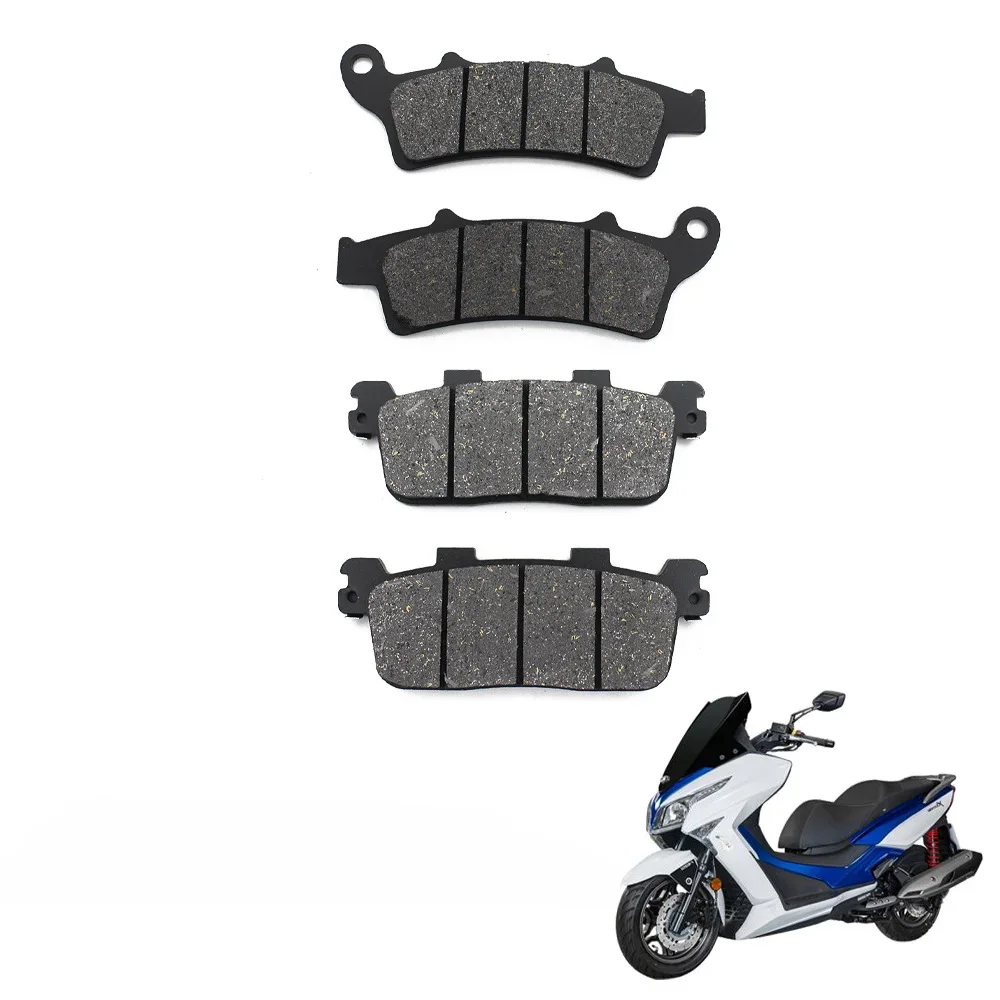 Scooter Front and Rear Brake Pads For KYMCO Xciting250 Xciting300 CT250 CT300 S350 L300 Brake Lining Shoe Replacement parts