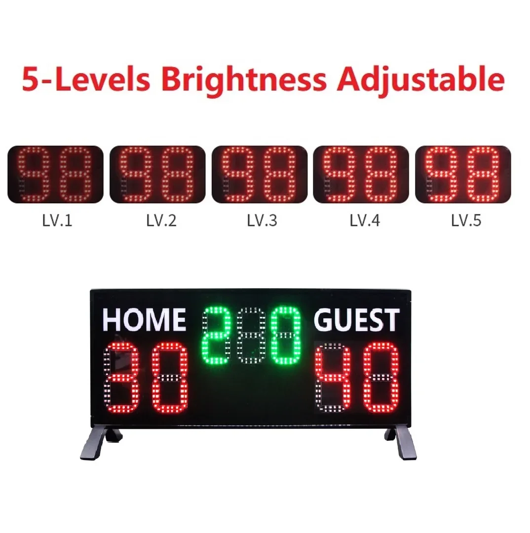 2026 LED Digital Electronic Scoreboard Remote Control Scoring Counter for Tennis Basketball Volleyball - view 6