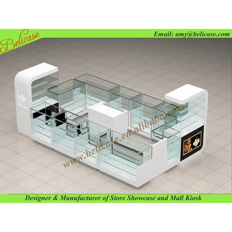 Custom, Parfum Display Teller En Cosmetische Showcase Kiosk