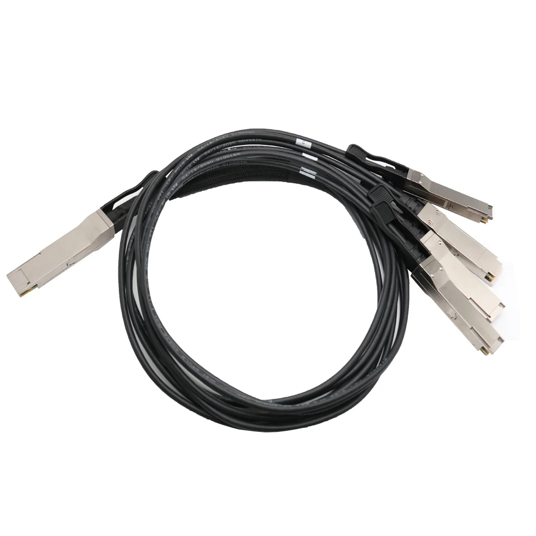 400G TO 4*100G QSFP DAC Passive Stacking Copper Cable; 1/1.5/2/3M, PAM4,30AWG,PVC;Ethernet switch Mikrotik,JUNIPER