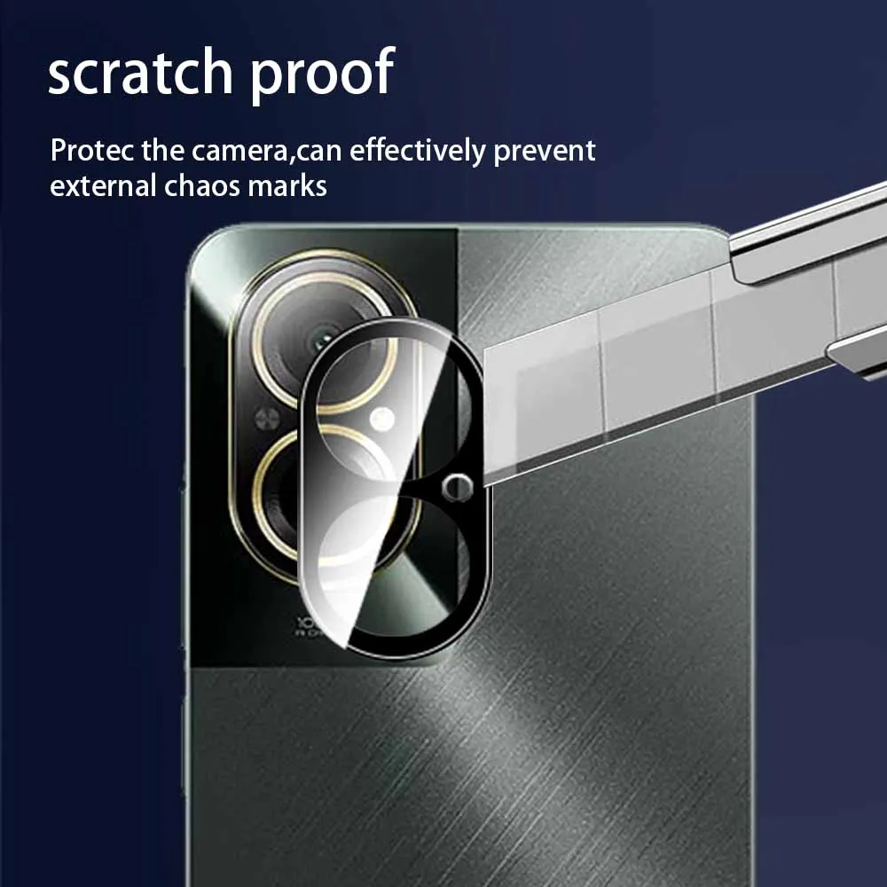 Realme C67 4G 후면 렌즈 커버, 3D 곡선 강화 유리 카메라 보호 케이스, Realmi C 67 67C RealmeC67 4G 6.72 인치 RMX3890