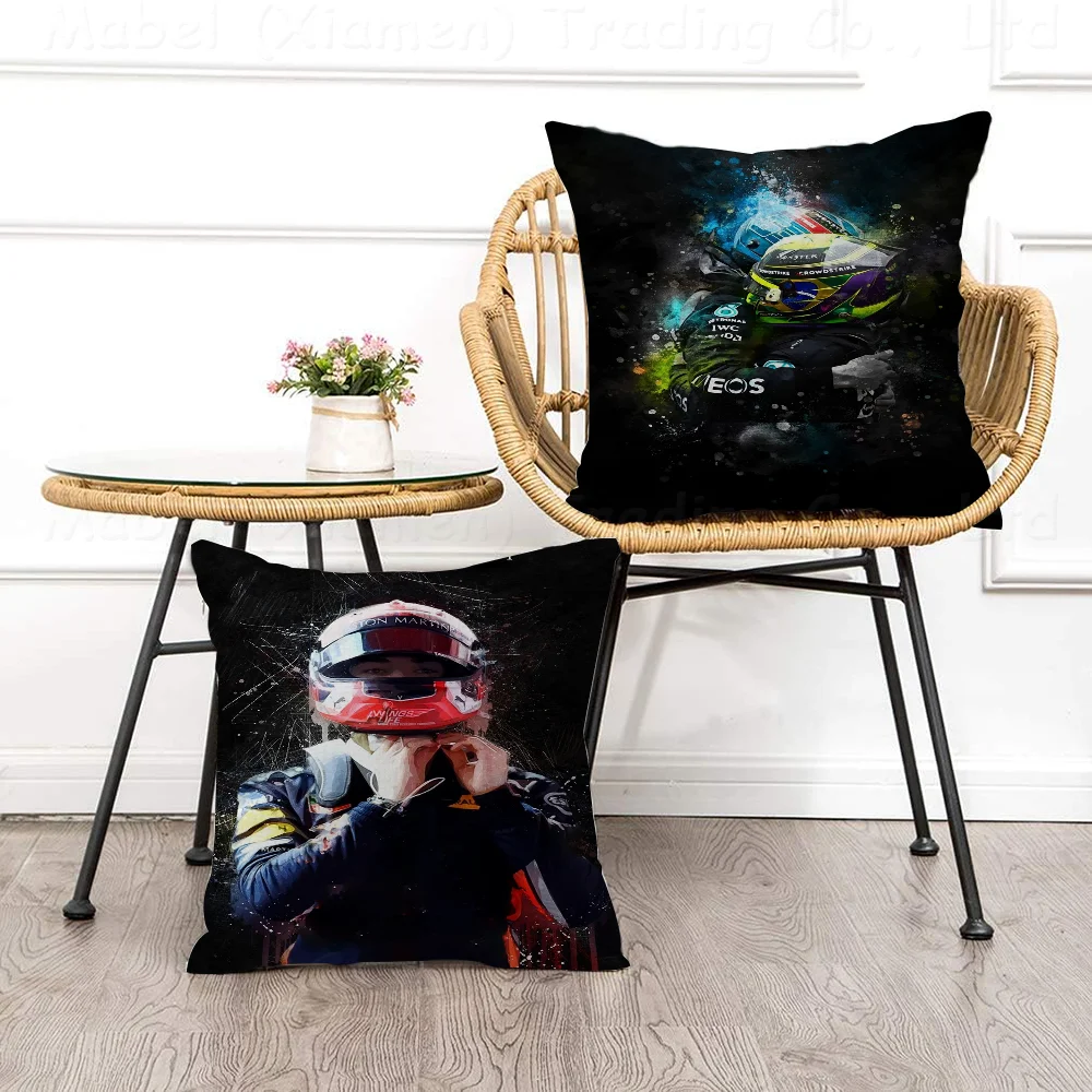 

F1 Formula 1 Racer 45*45cm Cushion Cover Pillow Cover Decor Pillowcase Home Pillowcase For Couch Pillow