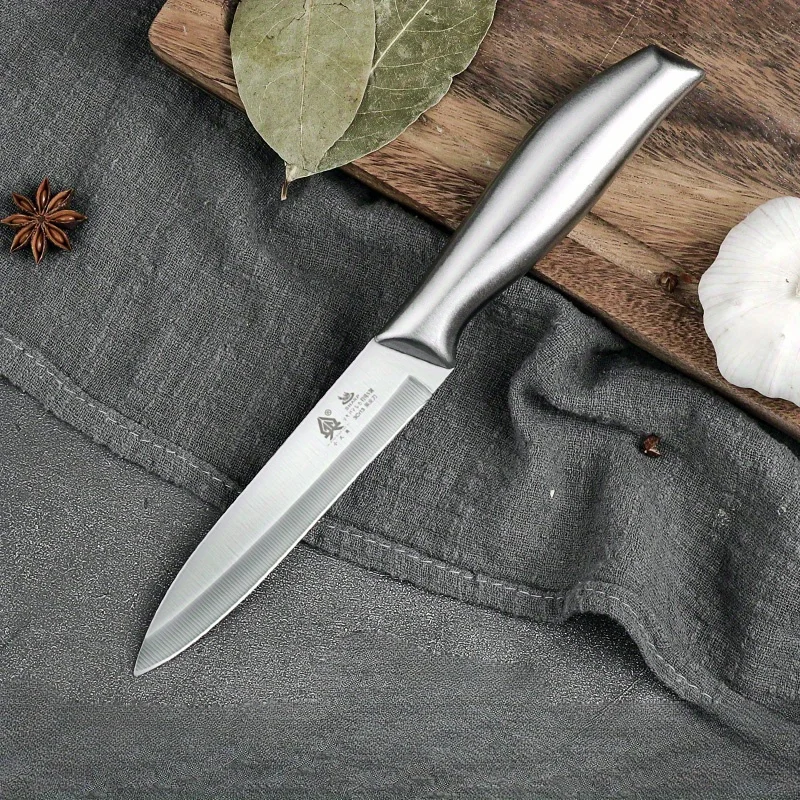 PLYS One Piece All Steel Knife Set Stainless Steel Multi-Purpose Kitchen Knife Multi-Purpose Knife Melon Fruit Knife