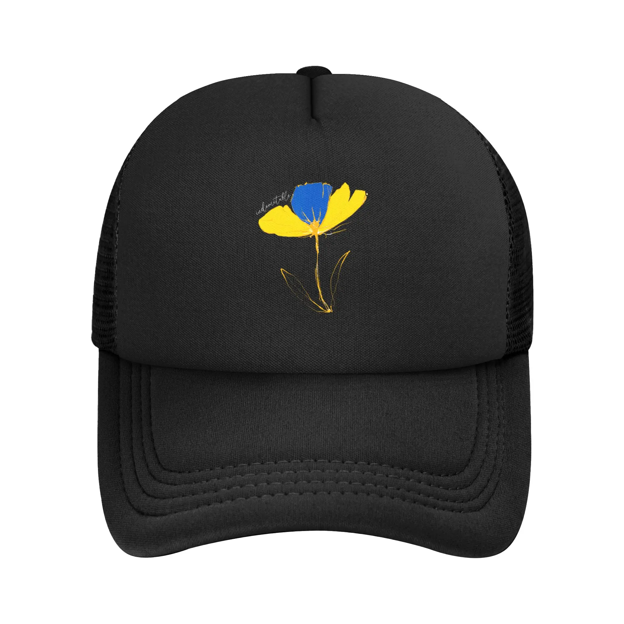 Ukraine Ukrainian Flag Mesh Baseball Caps Unisex Sport Sun Hat Breathable Summer Trucker Cap