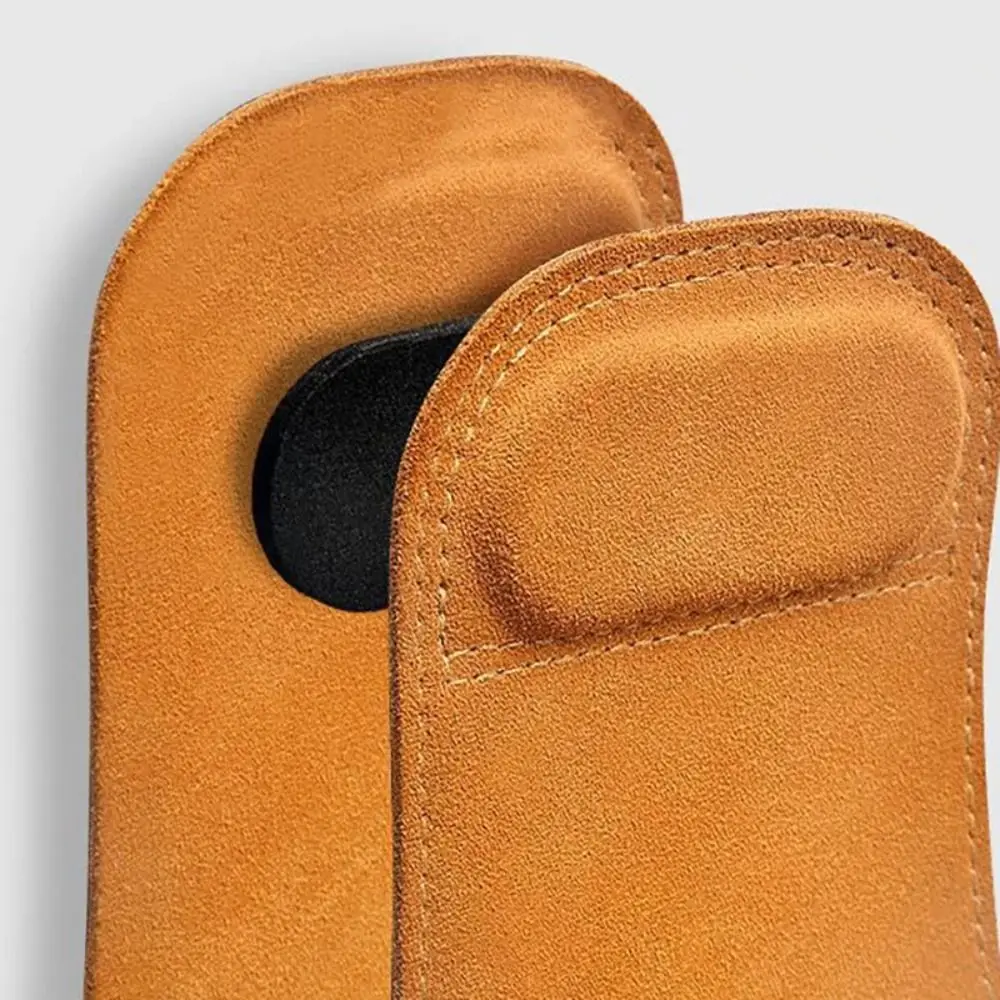 Double Layer PU Leather Gloves Wrist Strap Cowhide Palm Gym Training Gloves Anti-Skid Grip Pads Pull-Up Gloves