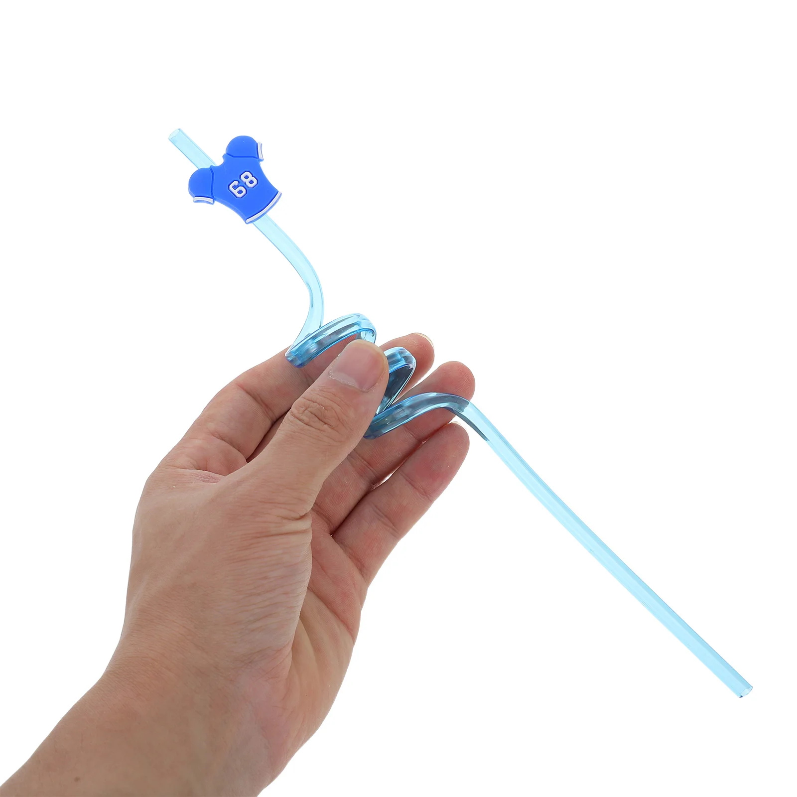 

24Pcs Football Themed Reusable Straws Soccer Party Favors Birthday Supplies Goodie Bag Stuffers Sports