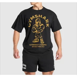 Style Summer New Men's T Thirts Sports Fitness Round Neck Oversized T-shirt Gym Running Basketball Training Short Sleeves Top