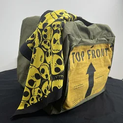 Yellow Skull Bandana Cotton Men Motorcycel Mask Hiphop fascia foulard donna copricapo fazzoletto