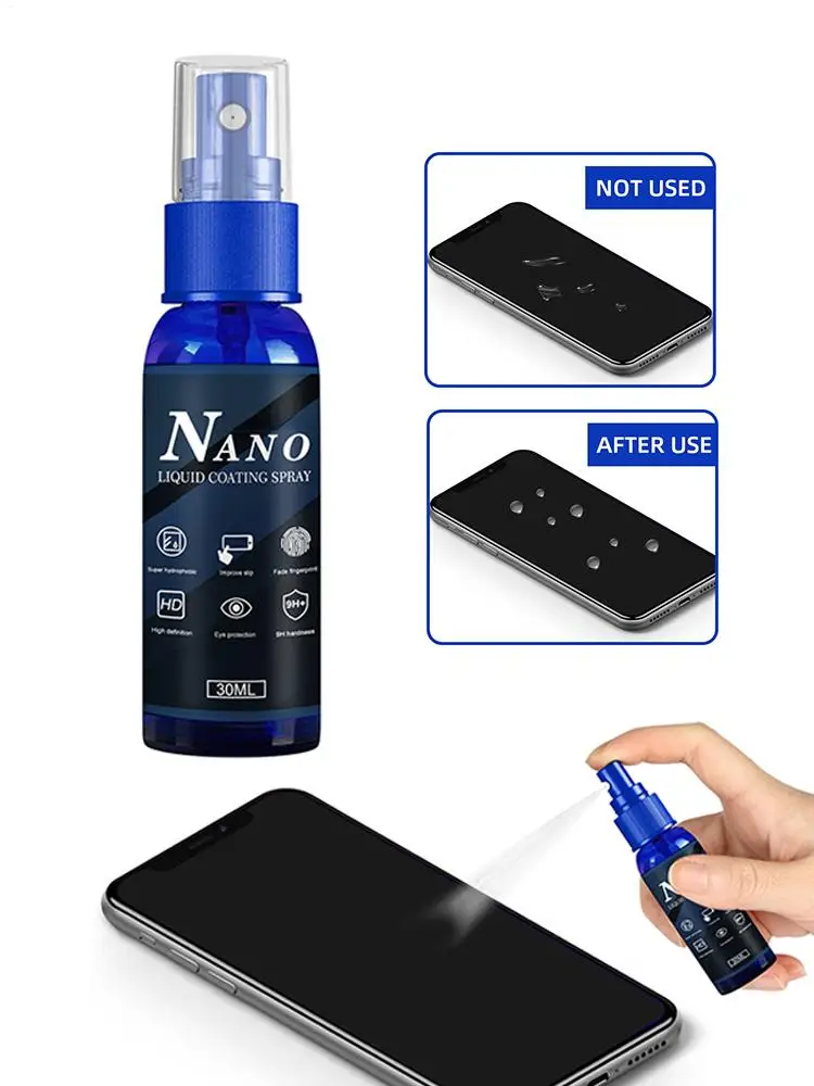 Liquid Screen Protector Spray Screen Hydrophobic Coating Protect Film Anti-scratch Anti-fingerprint Reparatie Oleophobic Agent