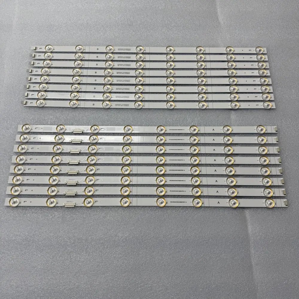 

8pcs/set LED Strip 16LED For Hisense 50H8G SVH500AD5 JHD500X3U51-TA TAB1 CRH-BX50X3303016089AFREV1.6