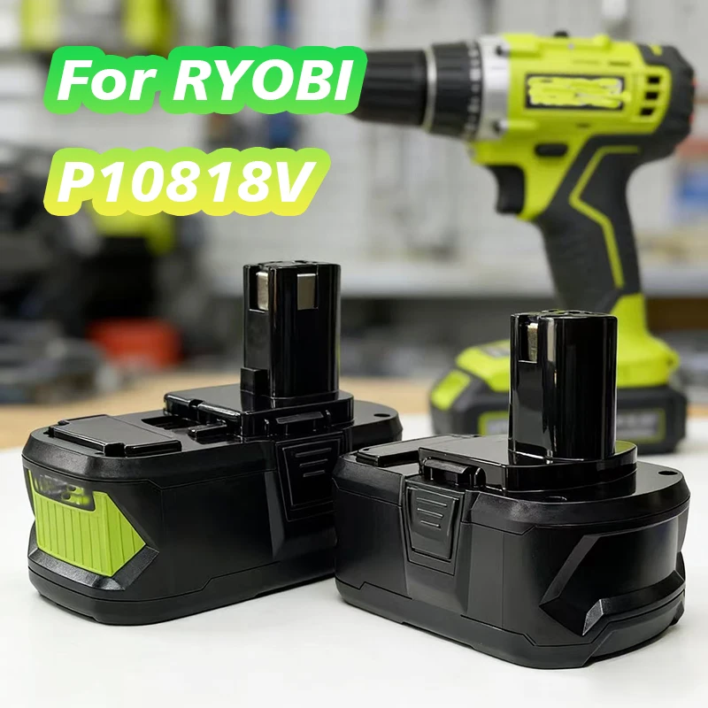 Batterie lithium 18V 12.0Ah 2026 pour RYOBI, compatible avec les outils électriques RYOBI, longue autonomie, améliore considérablement l'efficacité du travail.