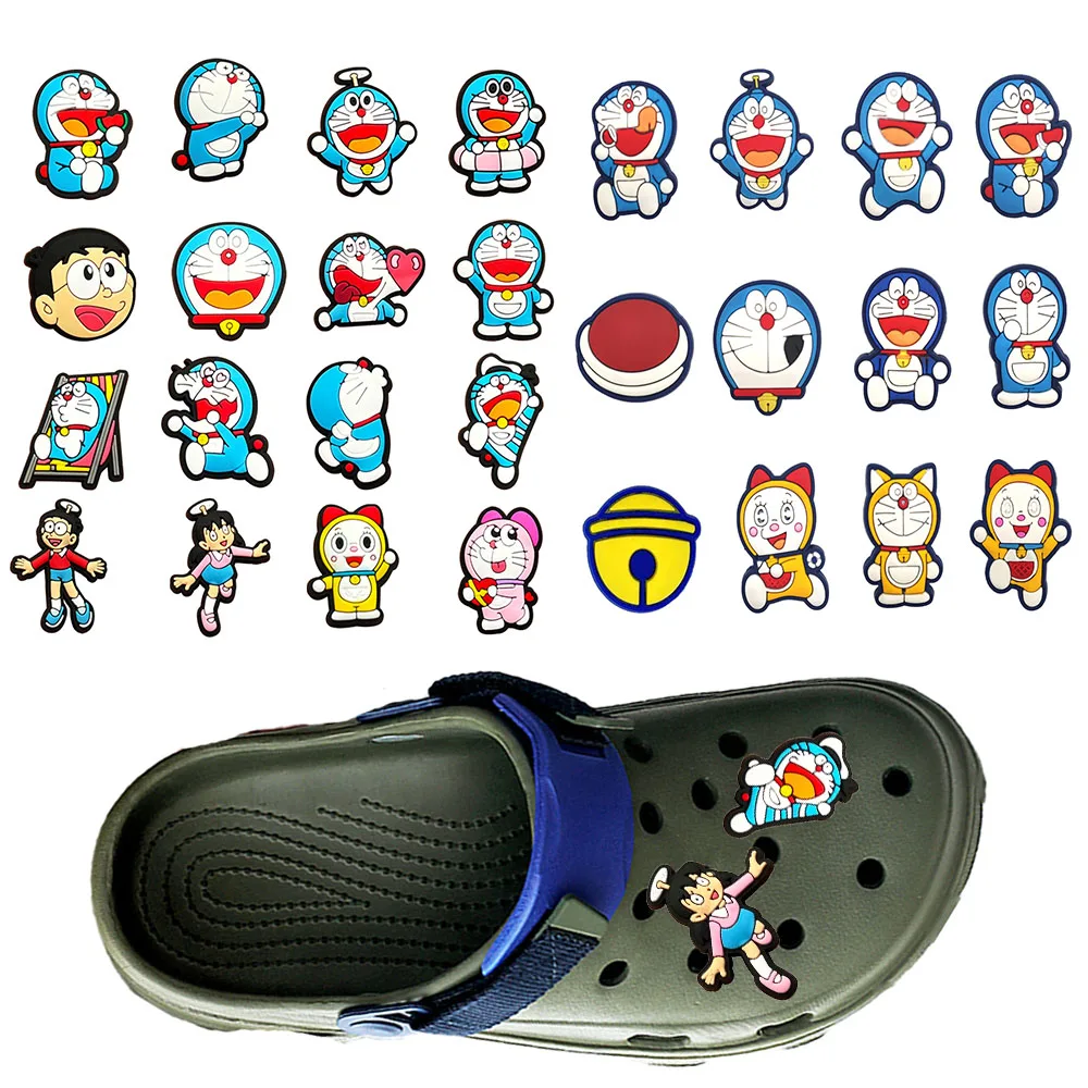 Hot Sales 12-100Pcs Potdemiel Cartoon Japanese Animation Series PVC Shoe Accessories DIY Detachable Waterproof Party Gifts