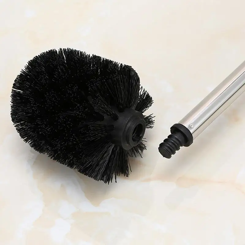 Universal Toilet Brush Head Holder, branco preto, limpar ferramentas sobressalentes, acessório durável, substituição em casa