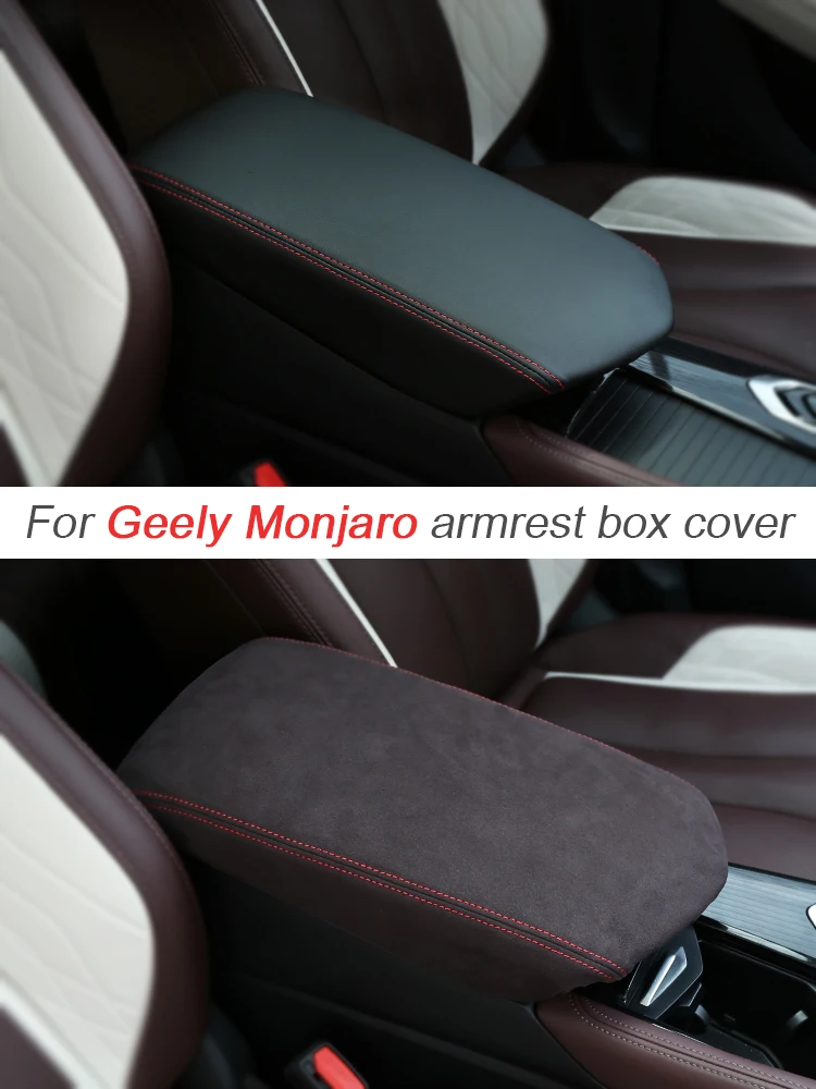 For Geely Monjaro Xingyue L 2021 2022 2023 2024  Auto Accessories Interior Central Console Storage Box Leather protective cover