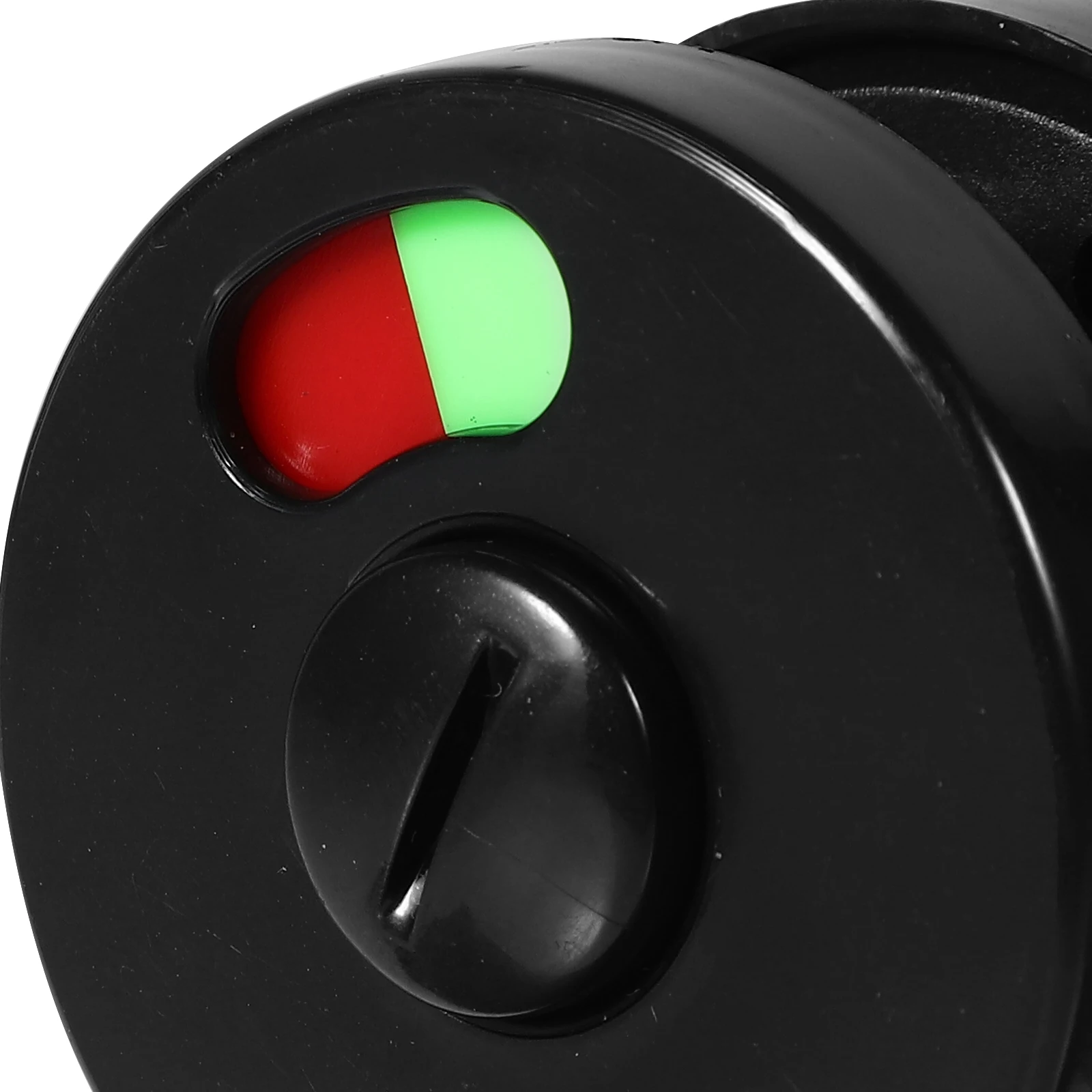 

4pcs Plastic Partition Door Lock Indicator Lock Rustproof Durable Bathroom Supplies Public Toilet Accessory Black