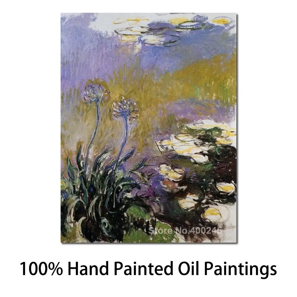 

Canvas Art Online Claude Monet Paintings Agapanthus High Quality Hand Painted