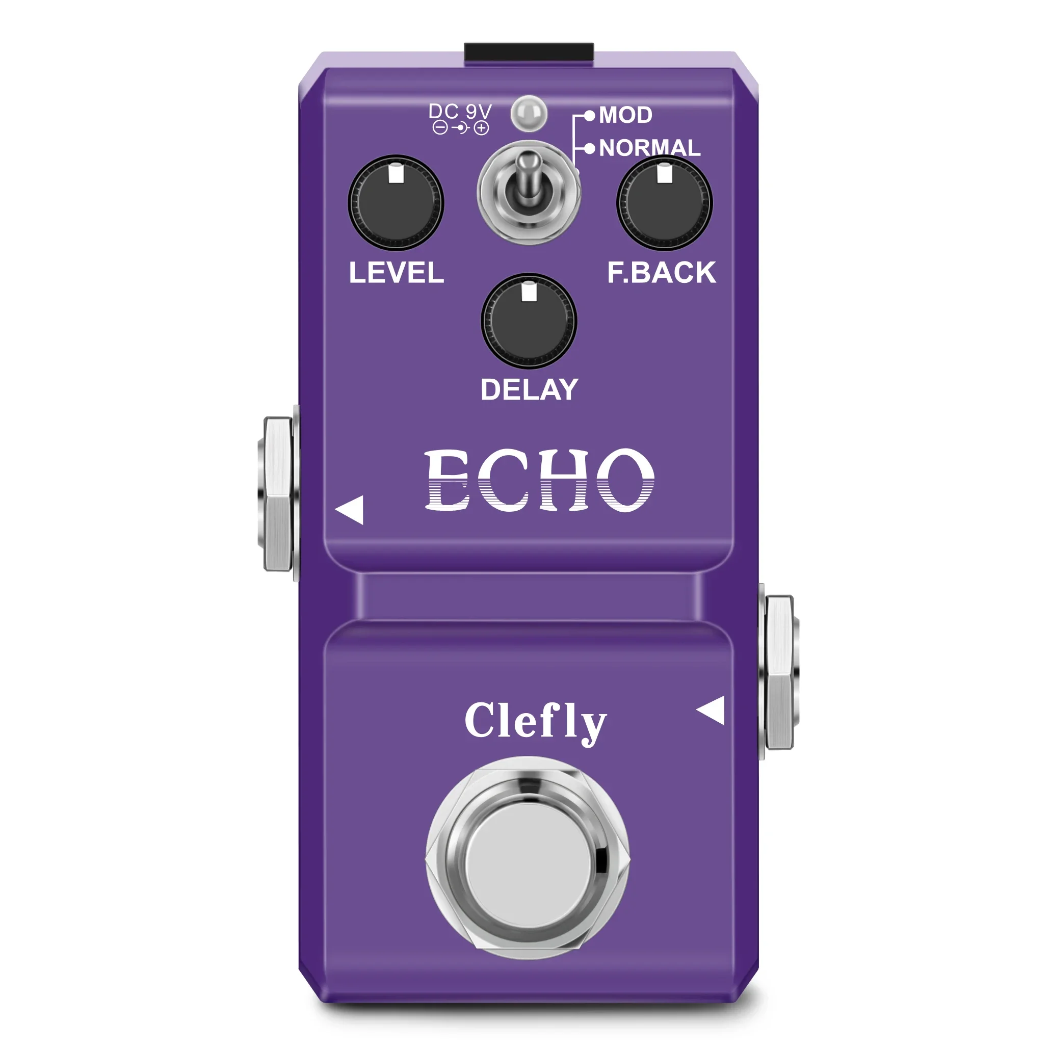 Rowin Sub-Brand Clefly Guitar Bass Pedal Delay Effect Super Mini Effect Echo True Bypass Tiny Effector For PedalBoard