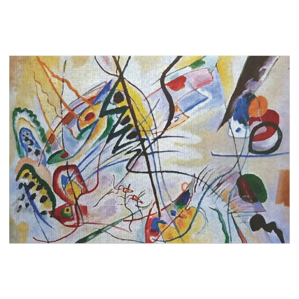 

Violet Wedge, Abstract, Wassily Kandinsky Jigsaw Puzzle Custom Wooden Gift Toys For Children Puzzle