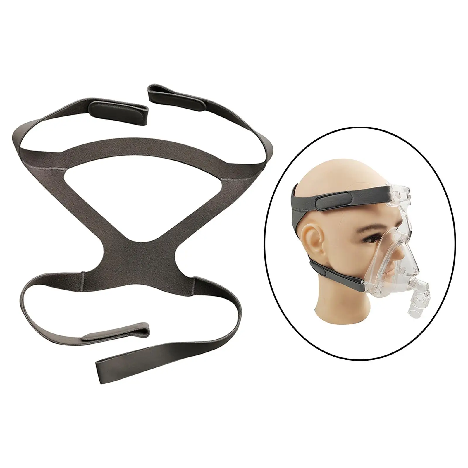 

Регулируемая маска Cpap, ремень для головного убора, повязка на голову с вентилятором для взрослых и детей