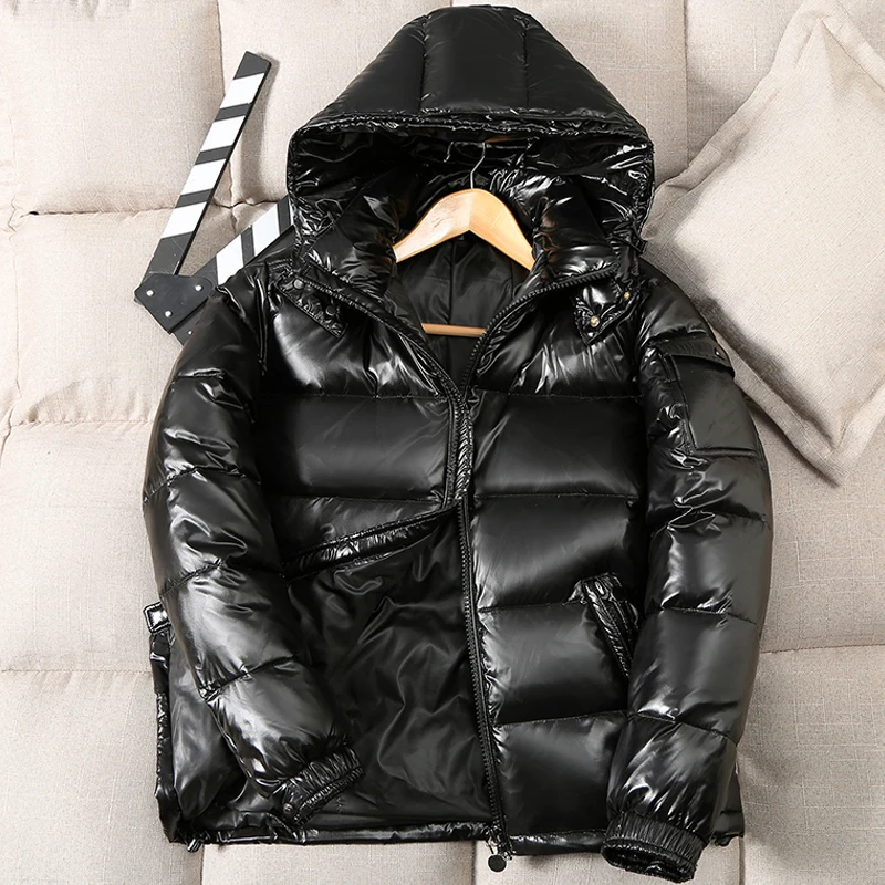 Brand men women Coats Thickened Down Jacket Fashion Parkas Glossy Men's Women's Winter Warm Thick Down Jackets High Quality Coat