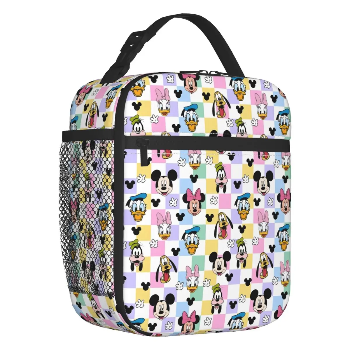 

Изготовленные на заказ термоизолированные сумки для обеда Goofy Funny Dog с красочным узором, портативная сумка для обеда для школьного хранения, коробка для еды