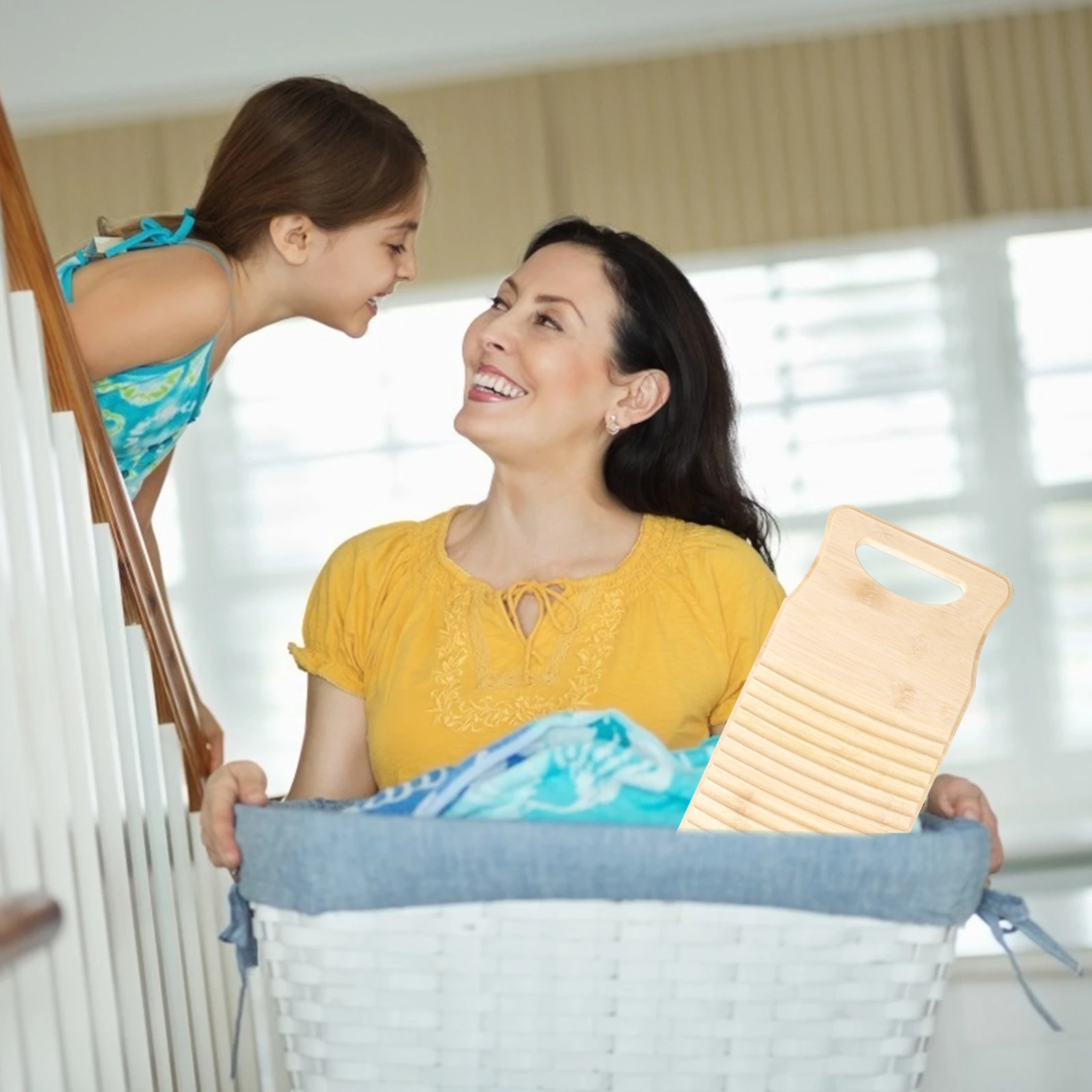 

50cm Thickened Bamboo Washboard Material Sturdy and Durable for Home Laundry Use Thickened Washboard Laundry Board