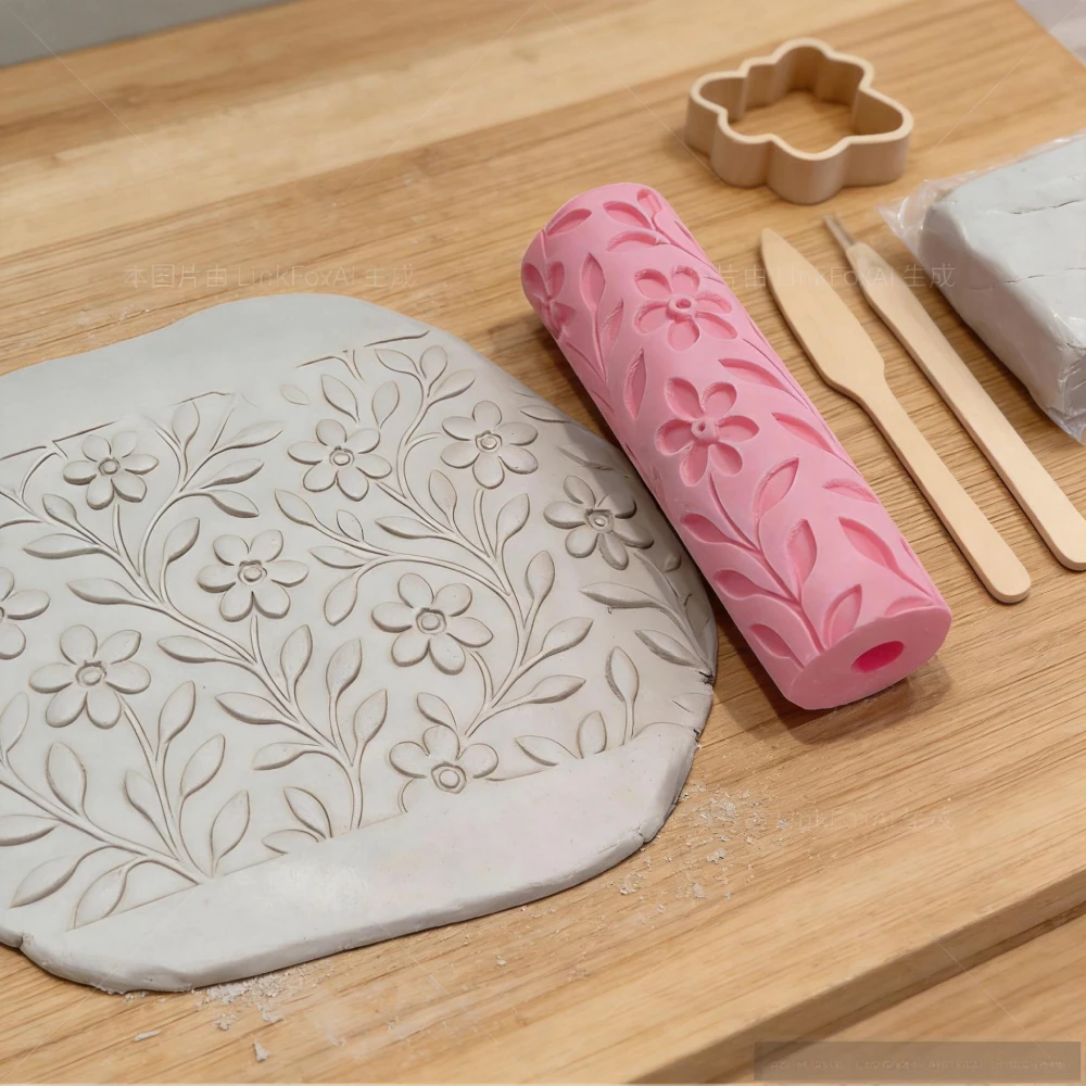 Wałek do gliny z wzorem szczęś – Embroidery Texture recenzja i cena