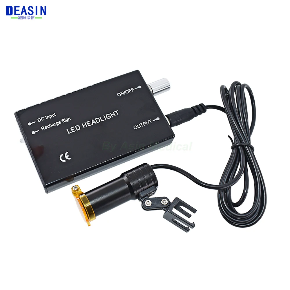 Headlight Headlamp Clamshell Filter Convenient for Dental Loupes Lab Medical Magnifier Magnification Binocular UBS Charger