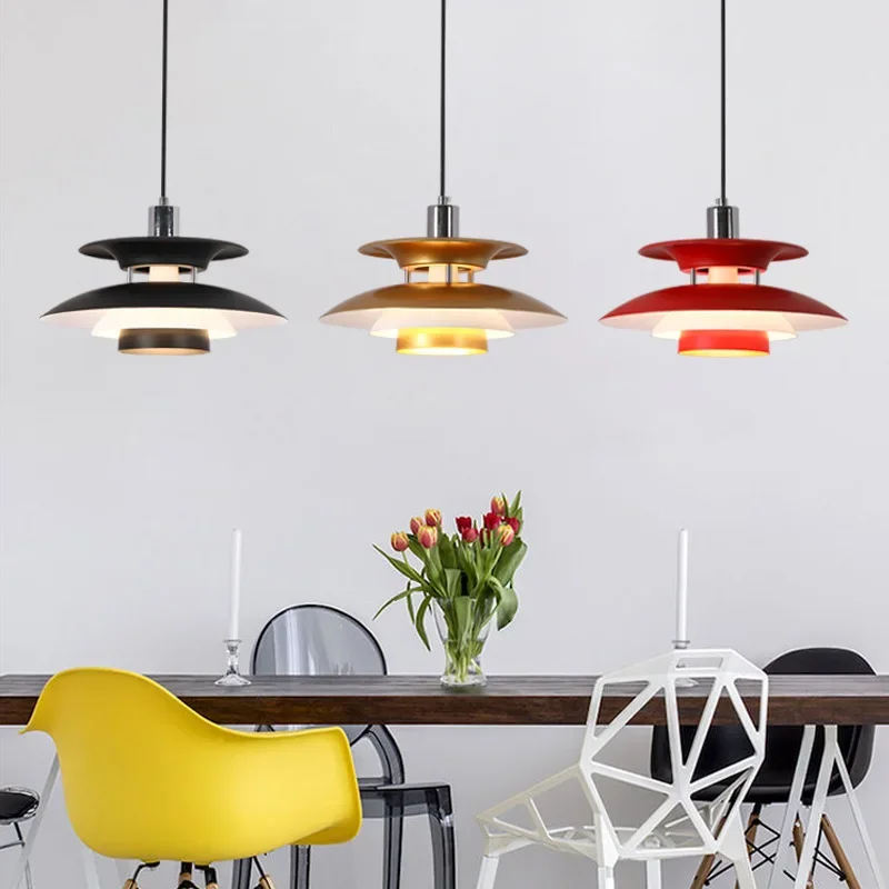 Nordic Creative Design Pendant Lamp High Quality Color Umbrella Led Chandeliers Living Kitchen Bedroom Home Furnishings Lighting