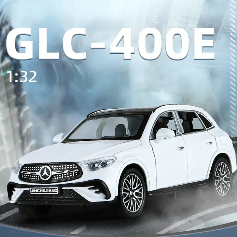 1:32 Mercedes-Benz GLC-400E Alloy Car Model With Sound And Light Diecast Metal Toy Vehicles Boy toy Gift Collective Home Decor