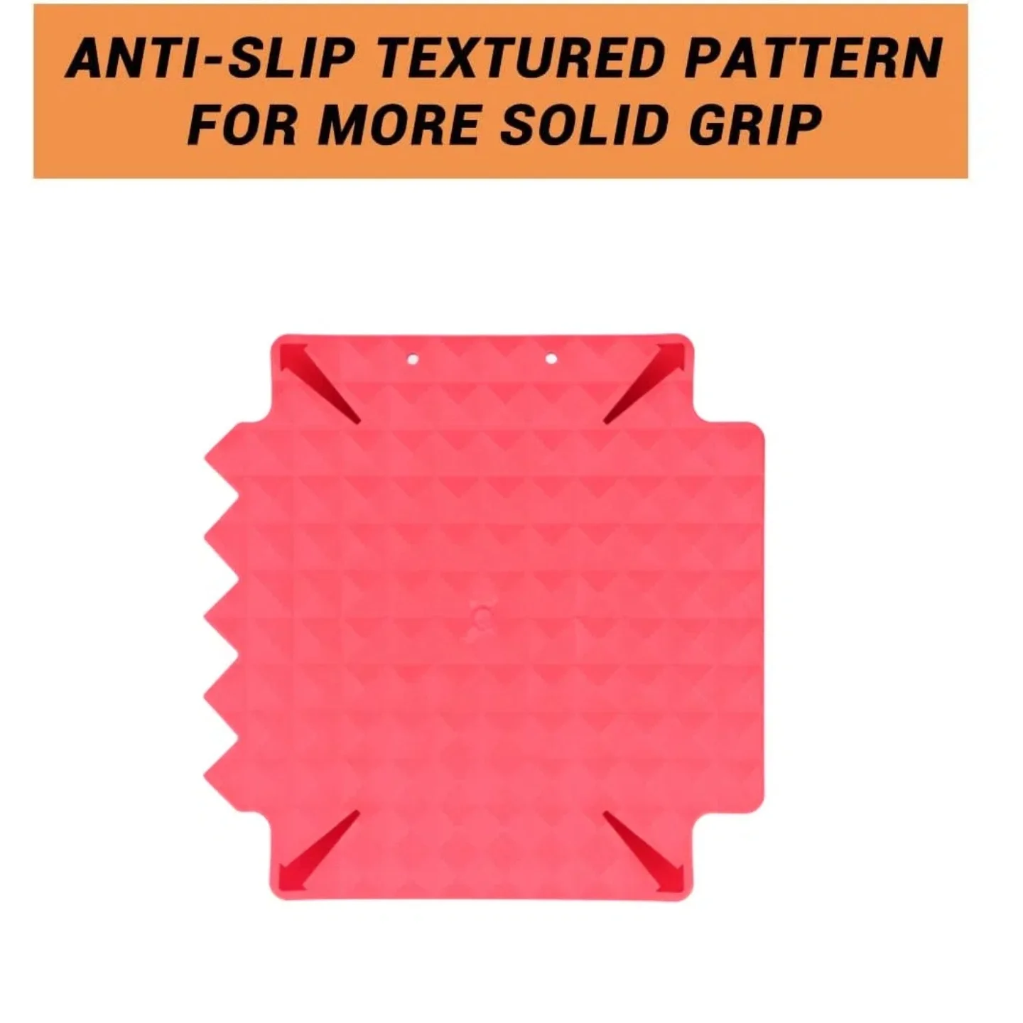 ABS Red Modified Reinforced Nylon Jack Off-Road Base Lifting Jack Surface Pad to Alleviate Jack Hoisting Sinkage