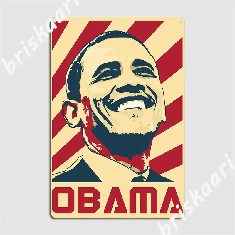 Barack Obama Propaganda Metal Sign Cinema Garage Party Garage Decoration Design Tin Sign Poster