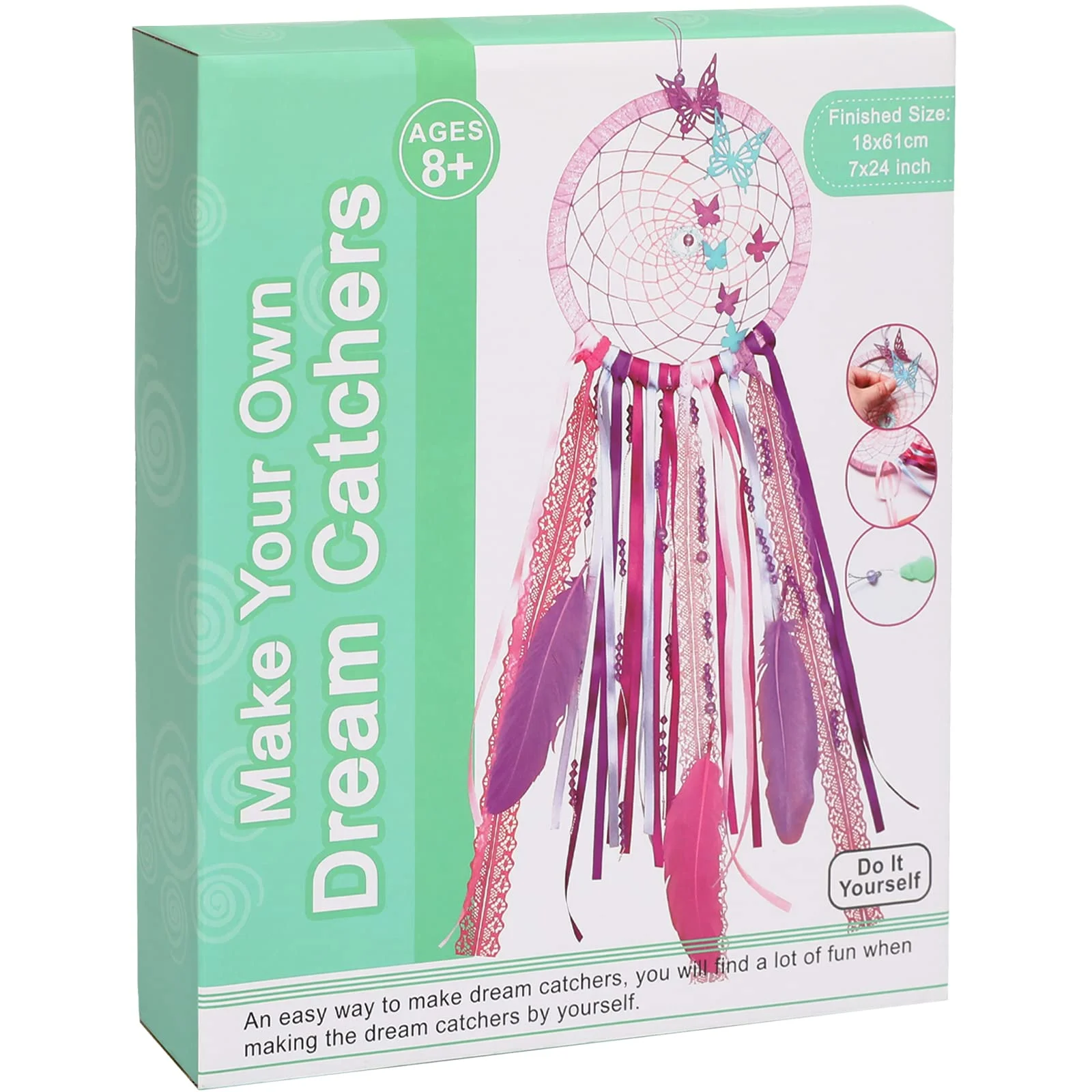 

Dream Cather DIY Crafting Decorations Supplies Kit Sets for Kids Children for Adults for Girl
