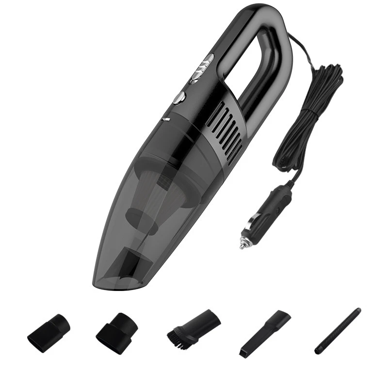 120W 12V Car Vacuum Cleaner Suction for Car Wet and Dry Dual-Use Vacuum Cleaner Handheld Car Vacuum Cleaner Black