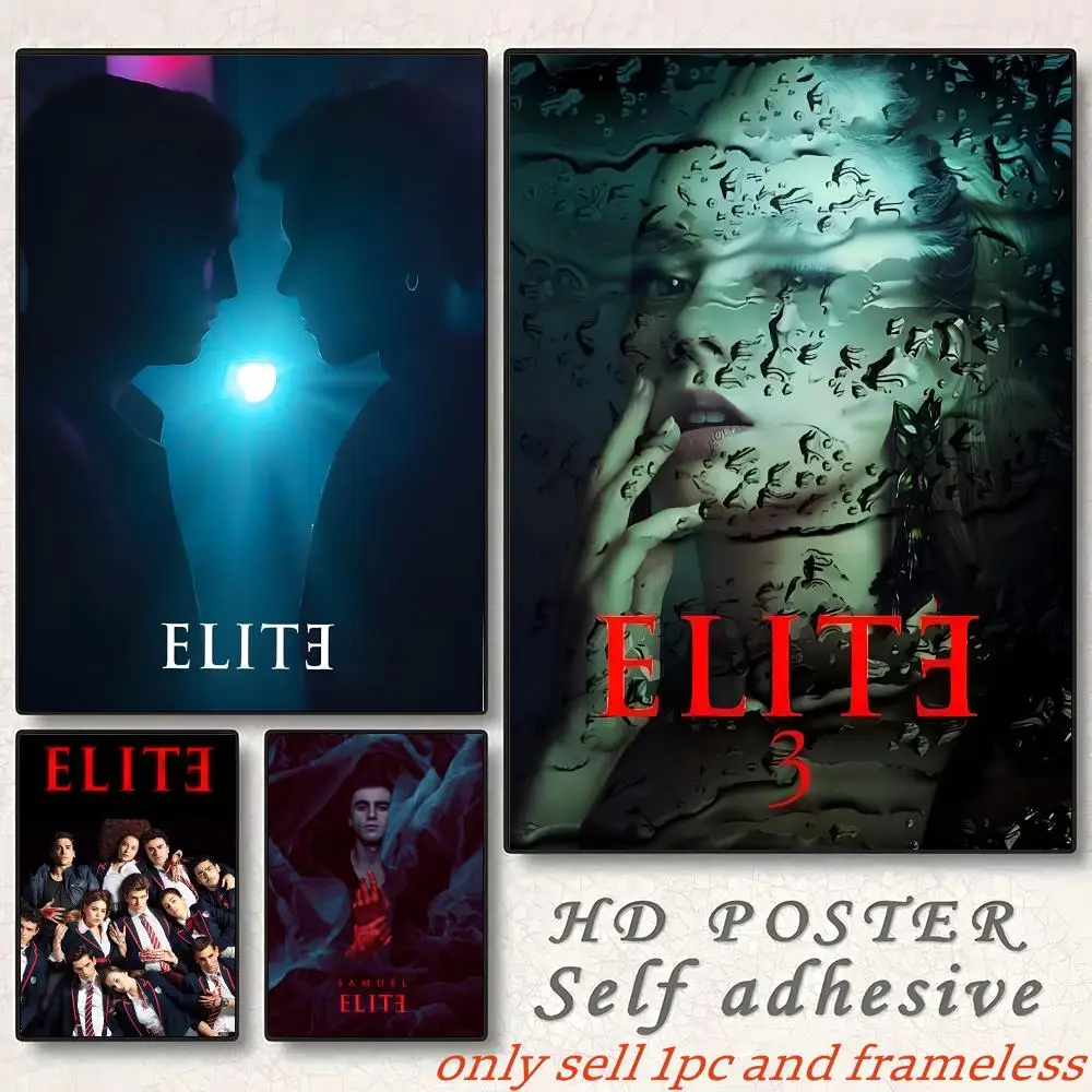 Movie Elite-E Poster Art painting with prints Home bedroom bar Outdoor places living room decoration gift