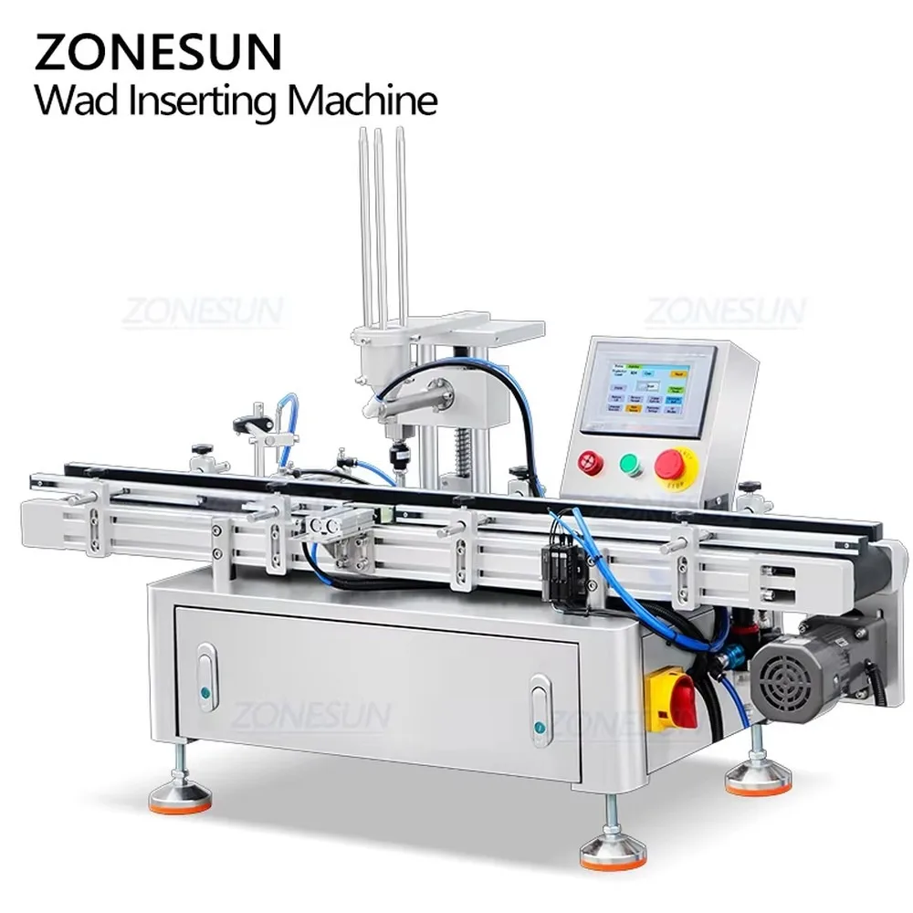 Automatic Bottle Cap Liner Inserting Machine Tabletop Induction Wad Inserter for Packaging Production Line