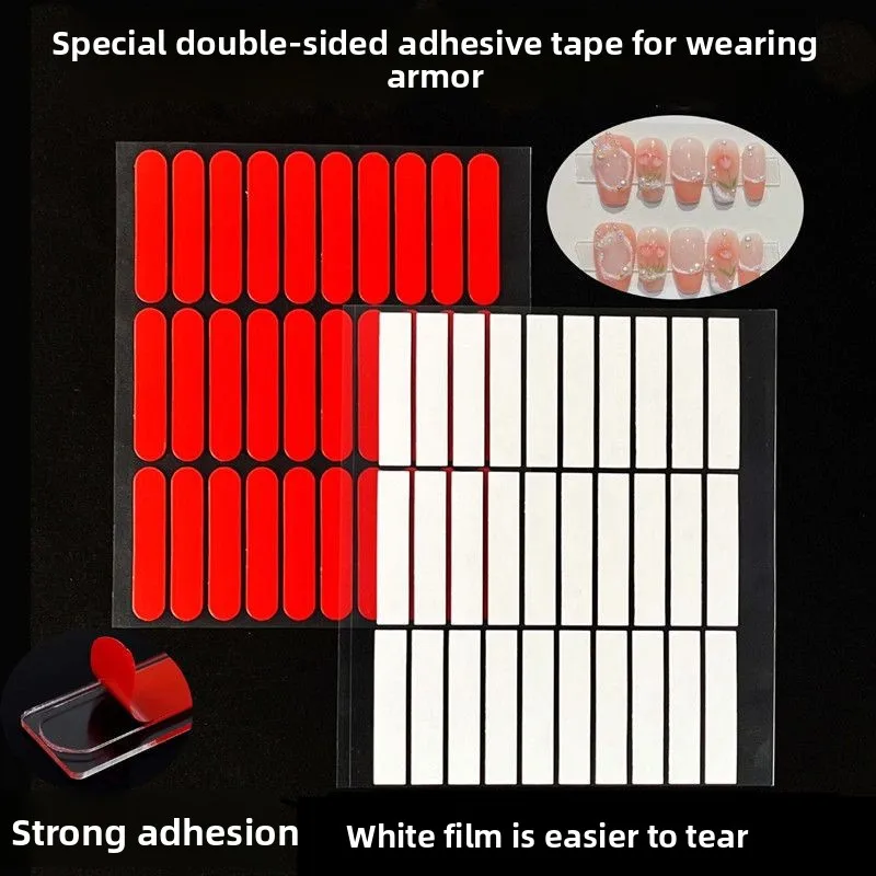 Nail Art Crystal High-transparency Tape, Non-marking Adhesive, Thick Double-sided Tape, Store-used Wearing Nail Film Works