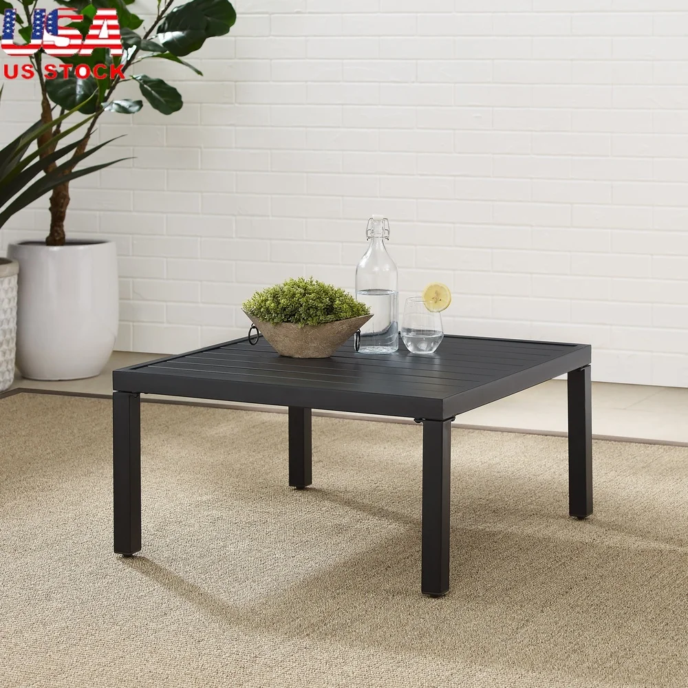 

Современный металлический уличный секционный журнальный столик с классической решетчатой столешницей, устойчивый к атмосферным воздействиям дизайн, патио, балкон, крыльцо