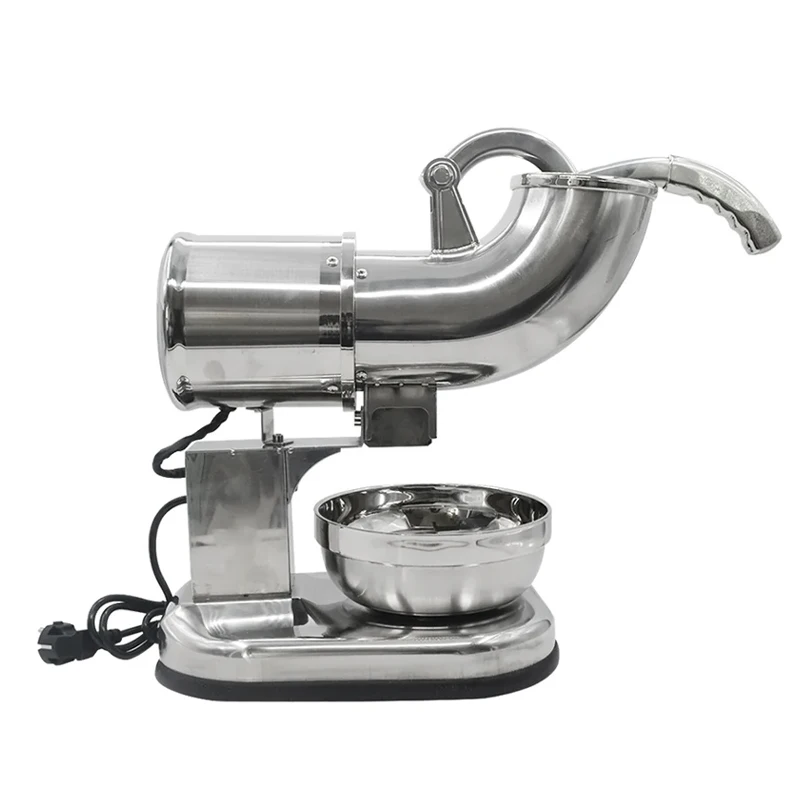 

Electric Double Knife Ice Crusher Commercial Snow Shaved Ice Machine Milk Tea Shop Household 200W High Power Ice Shaver