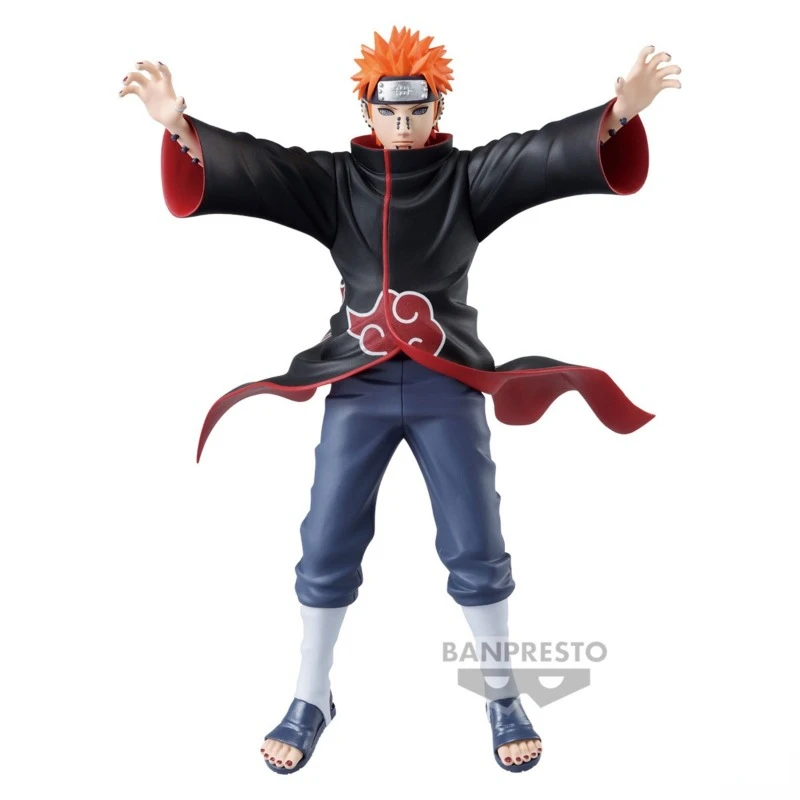 Bandai Genuine VIBRATION STARS NARUTO Anime Figure Pain Konan Sasori Deidara Kisame Action Toys for Kids Gift Collectible Model