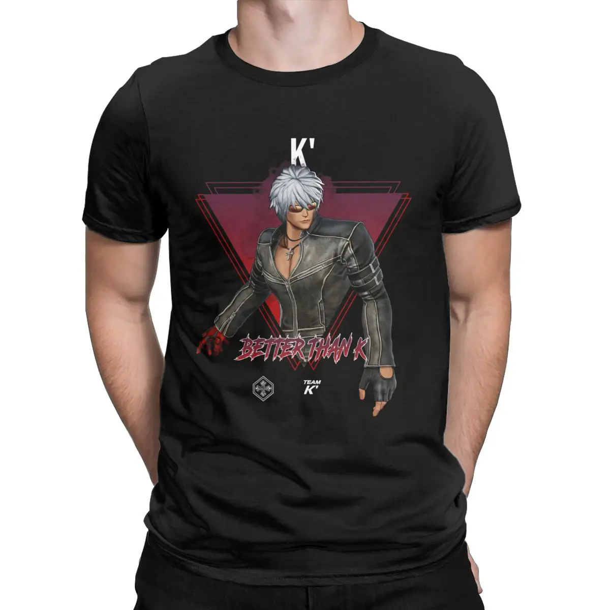 Classic Games King of Fighters Cool K Graphic T Shirt Korea Style Short Sleeve Modal Causal T Shirts O Neck Streetwear Soft Tees