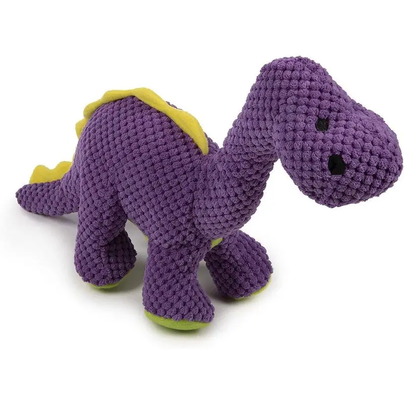 

Dinos Bruto Chew-Proof Squeaky Plush Puppy Toy with Durable Chew Guard Technology Interactive Toys for Small Medium Large Dogs