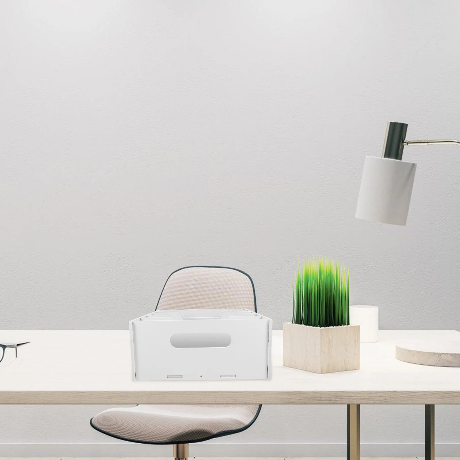 صينية تخزين متعددة الأقسام للعملات النقدية، فحص البطاقات، حامل سطح المكتب، استبدال صينية المال، استخدام قاعة الأعمال #1