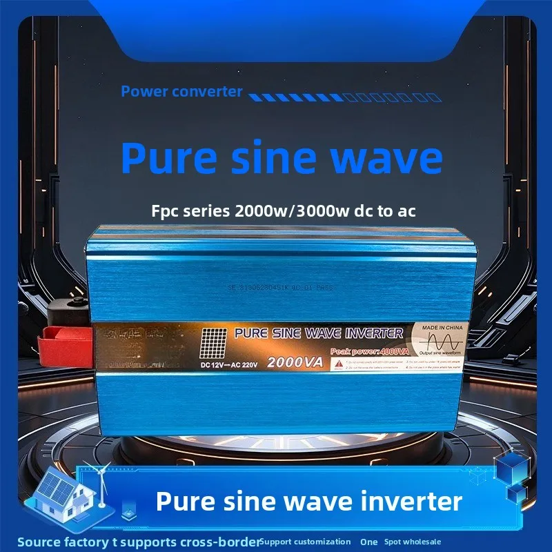 2026 Energy Storage Charging Inverter All-in-one 3000W Sine Wave E-bike Car Converter
