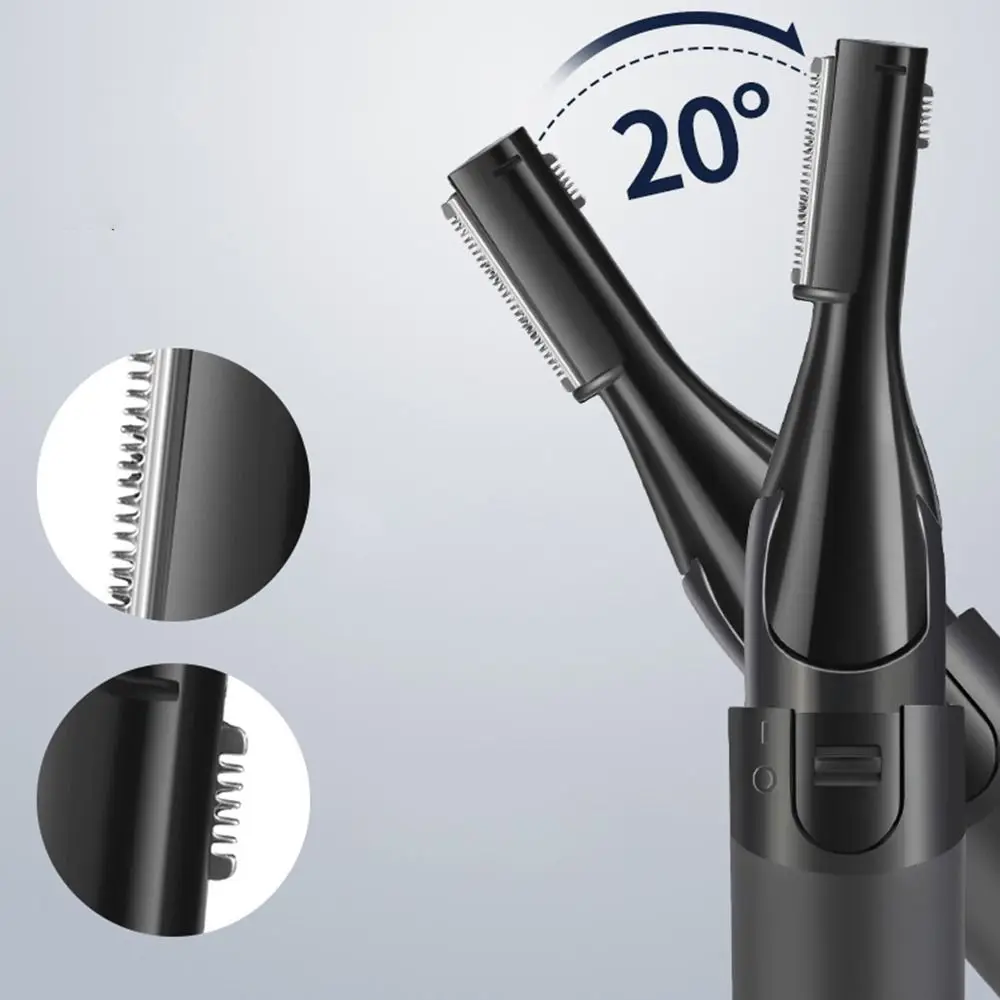 Moldeador de cejas, juego de peine para cejas, afeitadora de pelo, utensilio para eliminar el vello Personal, maquinilla de afeitar Facial, Mini depiladora, recortador eléctrico de cejas