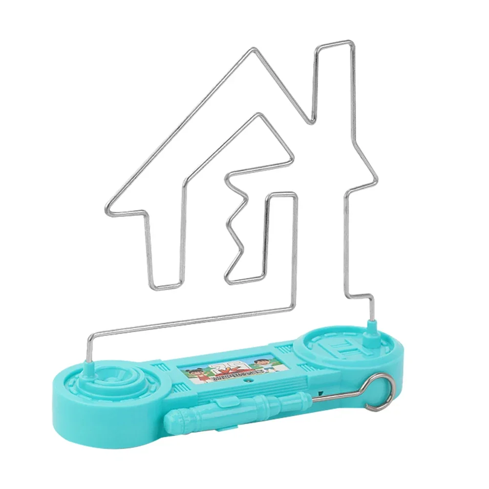 Labirinto de fio de choque elétrico, jogo de treinamento educacional, exercícios de concentração, brinquedo, suprimentos para presente de festa para crianças